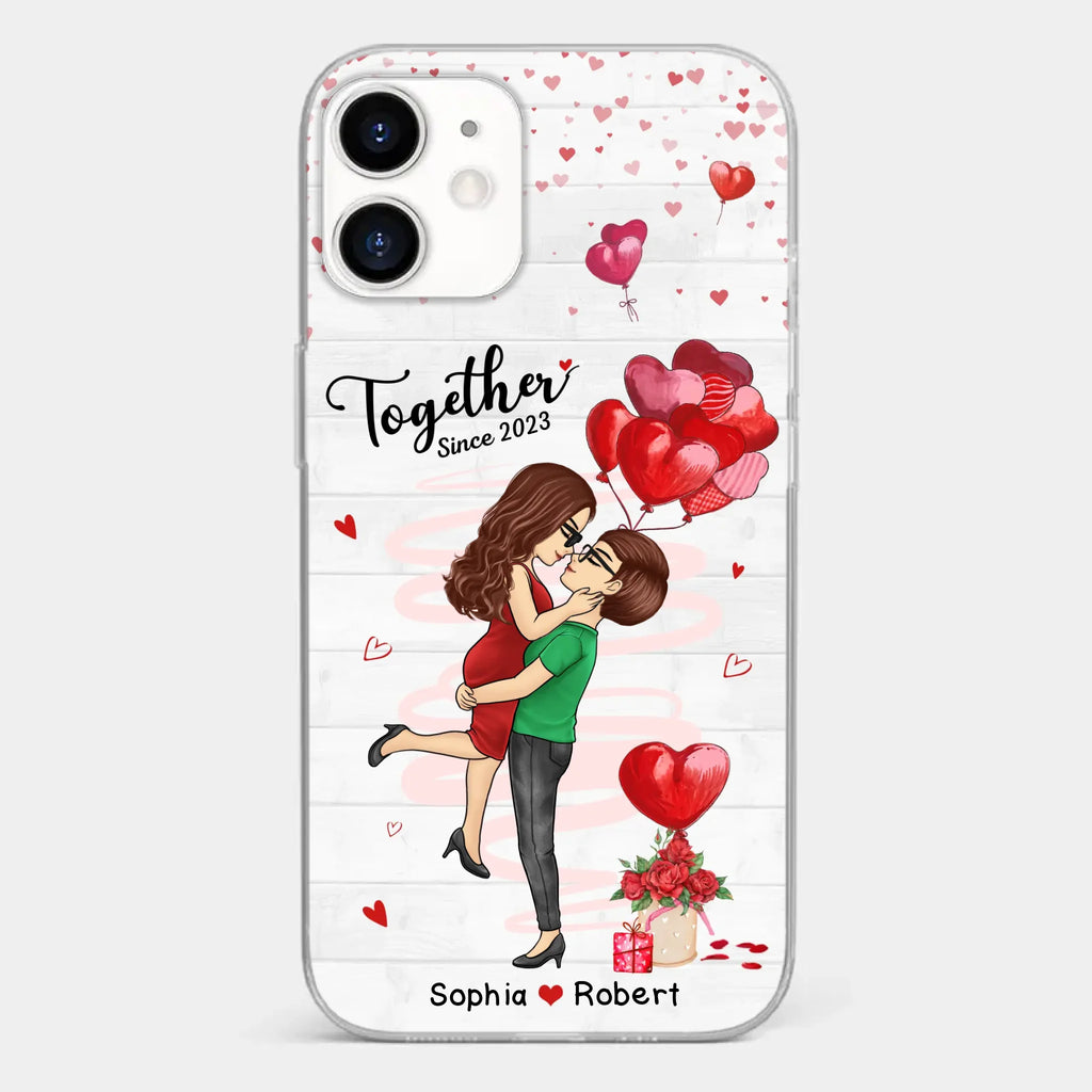 My Love For You Is Endless - Couple Personalized Custom Clear Phone Case - Gift For Husband Wife, Anniversary