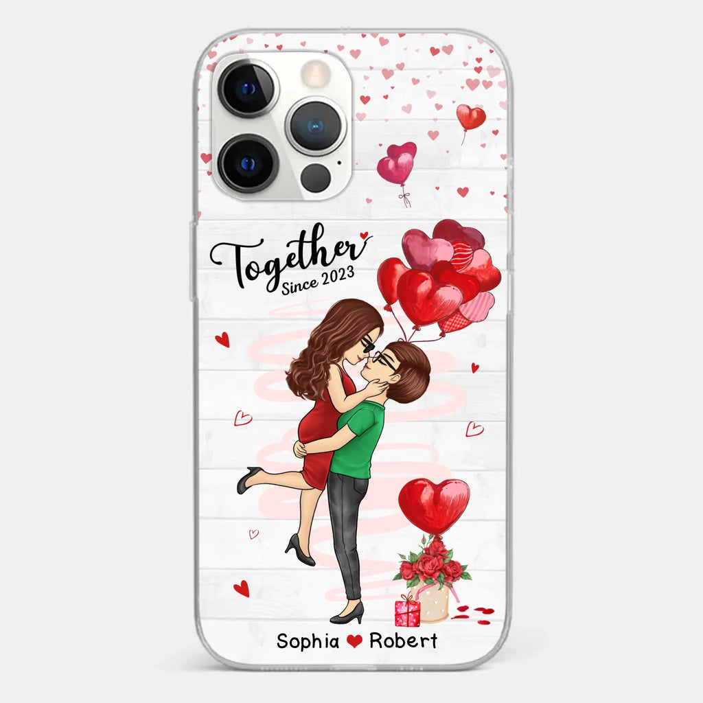 My Love For You Is Endless - Couple Personalized Custom Clear Phone Case - Gift For Husband Wife, Anniversary