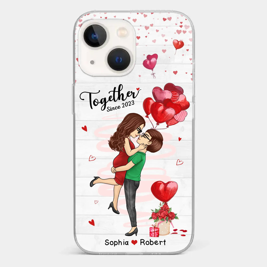 My Love For You Is Endless - Couple Personalized Custom Clear Phone Case - Gift For Husband Wife, Anniversary