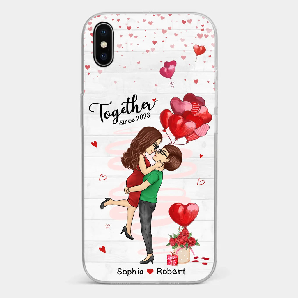 My Love For You Is Endless - Couple Personalized Custom Clear Phone Case - Gift For Husband Wife, Anniversary