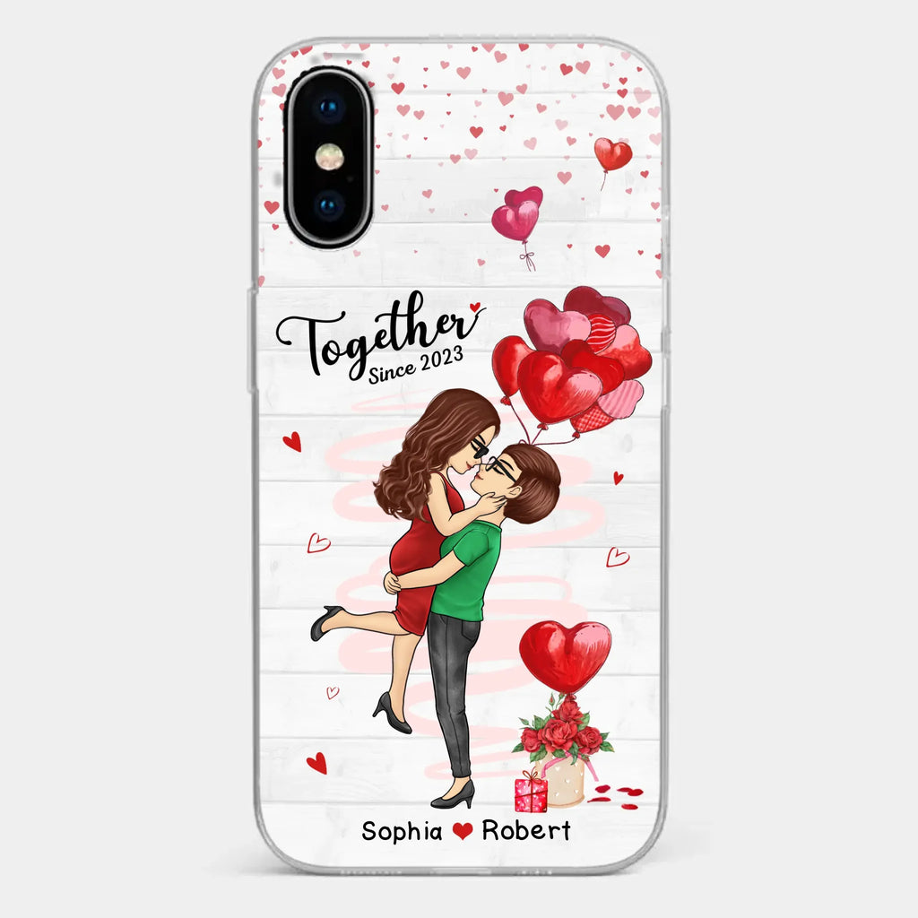 My Love For You Is Endless - Couple Personalized Custom Clear Phone Case - Gift For Husband Wife, Anniversary