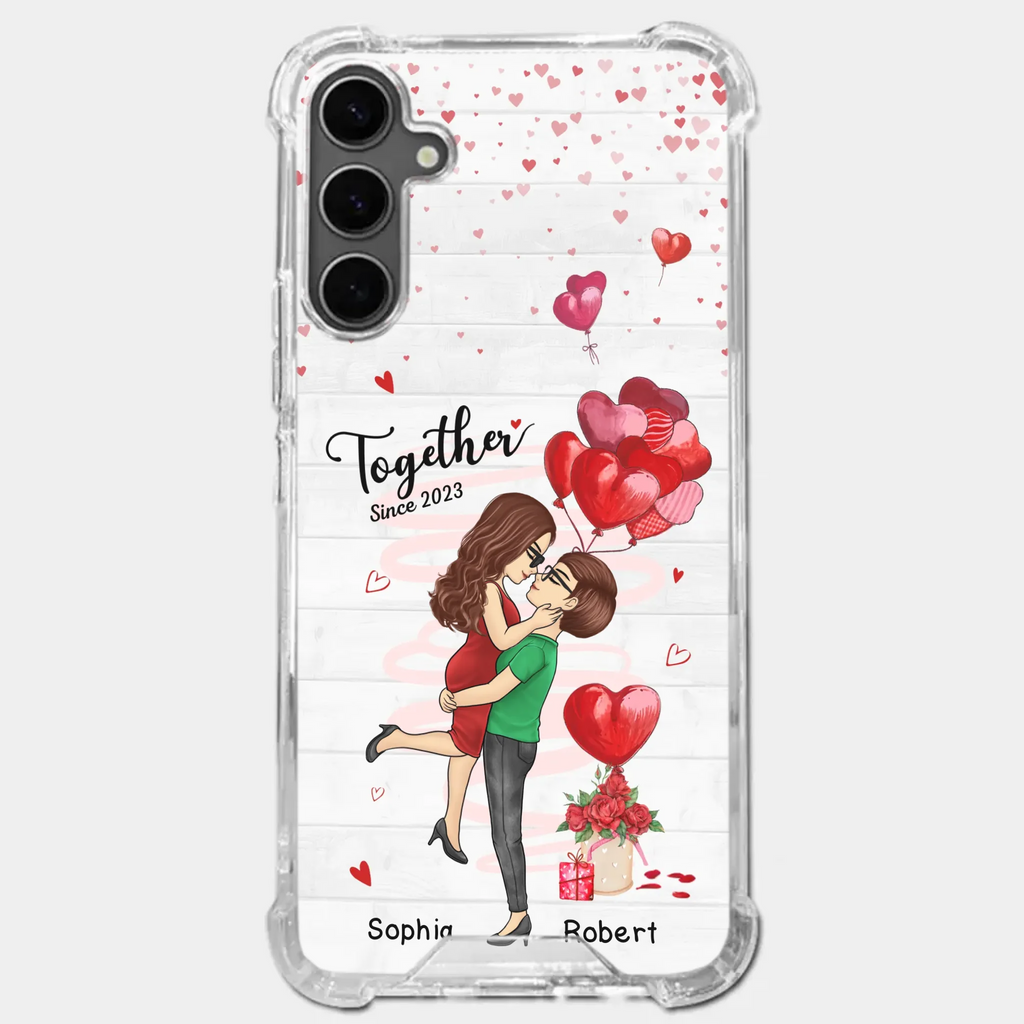 My Love For You Is Endless - Couple Personalized Custom Clear Phone Case - Gift For Husband Wife, Anniversary