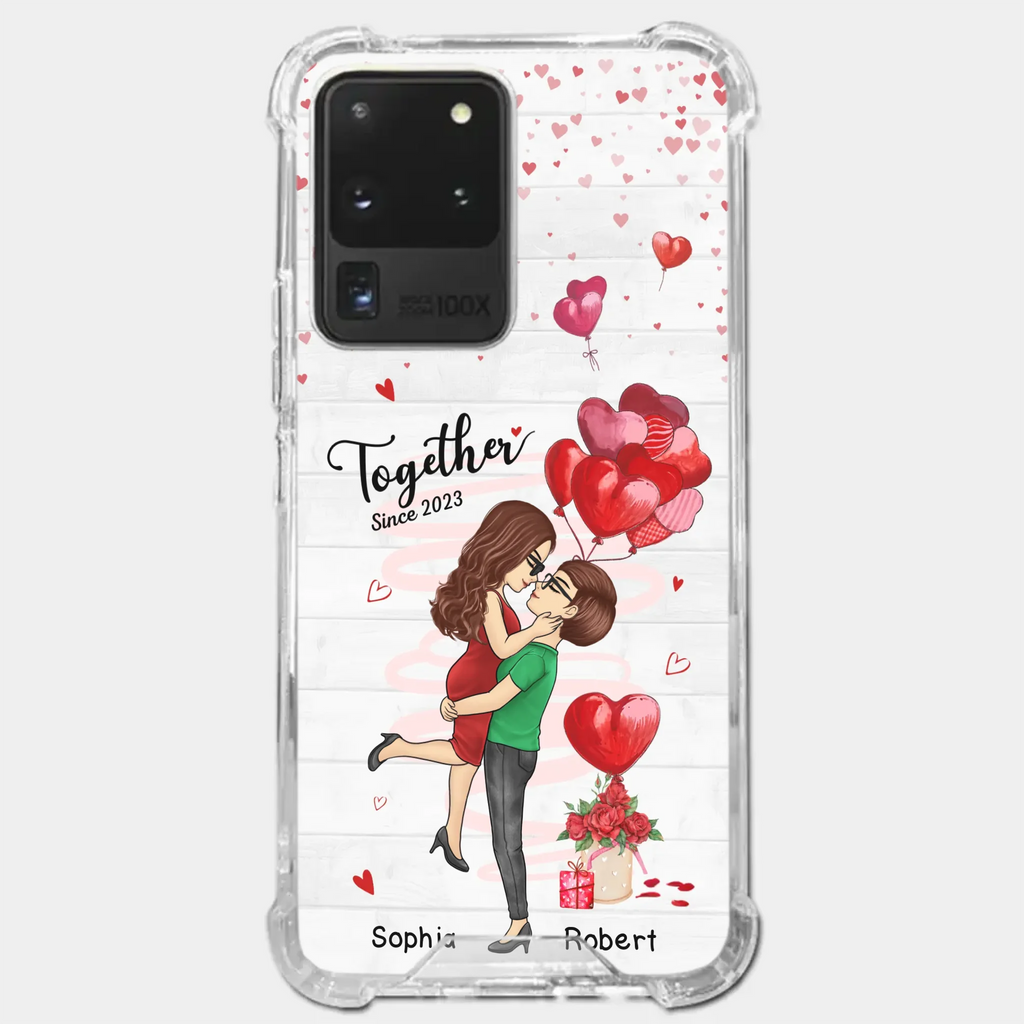 My Love For You Is Endless - Couple Personalized Custom Clear Phone Case - Gift For Husband Wife, Anniversary