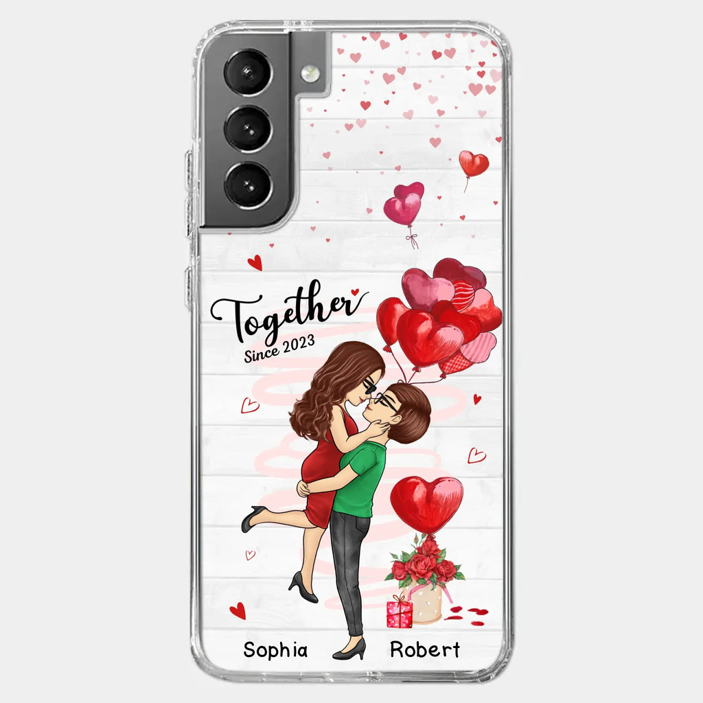 My Love For You Is Endless - Couple Personalized Custom Clear Phone Case - Gift For Husband Wife, Anniversary