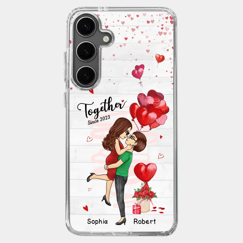 My Love For You Is Endless - Couple Personalized Custom Clear Phone Case - Gift For Husband Wife, Anniversary