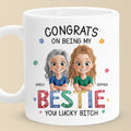 Soul Sisters For Life - Bestie Personalized Custom Mug - Gift For Best Friends, BFF, Sister