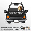 Counting The Seconds ‘til You’re Back - Dog Personalized Custom Car Visor Clip - Gift For Pet Owners, Pet Lovers