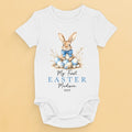 Bunny Bowties & Easter Vibes - Family Personalized Custom Baby Onesie - Easter Gift For Baby Kids, Newborn Baby