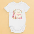 Bunny Kisses & Springtime Wishes - Family Personalized Custom Baby Onesie - Easter Gift For Baby Kids, Newborn Baby