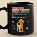 I Woof You, Now Gimme Treats - Dog Personalized Custom Black Mug - Gift For Pet Owners, Pet Lovers