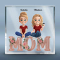 Love That Stands The Test Of Time - Family Personalized Custom Square Shaped Acrylic Plaque - Mother's Day, Gift For Mom, Daughter