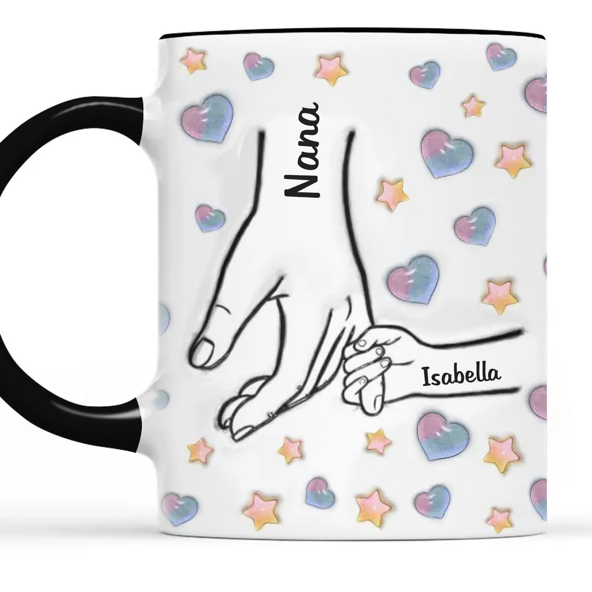 Family Bonds That Last Forever - Family Personalized Custom 3D Inflated Effect Printed Accent Mug - Mother's Day Gift For Mom, Grandma