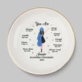 The Future Is Bright, Keep Rising - Family Personalized Custom Jewelry Dish - Graduation Gift For Family Members, Siblings, Brothers, Sisters