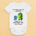 Our First Mother’s Day Together - Family Personalized Custom Baby Onesie - Mother's Day, Baby Shower Gift, Gift For First Mom