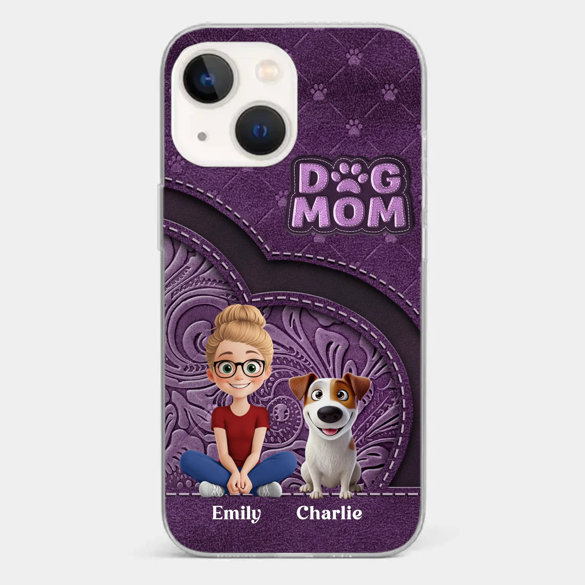 Love, Your Loyal Snack Beggars - Dog Personalized Custom Clear Phone Case - Gift For Pet Owners, Pet Lovers