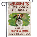 Custom Photo Tail Wags And Paw Prints Only - Dog & Cat Personalized Custom Flag - Gift For Pet Owners, Pet Lovers