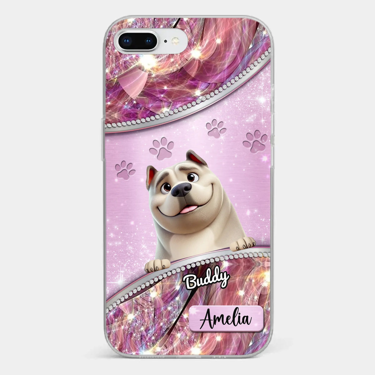 Dog Mom’s Favorite Companion - Dog Personalized Custom Clear Phone Case - Gift For Pet Owners, Pet Lovers