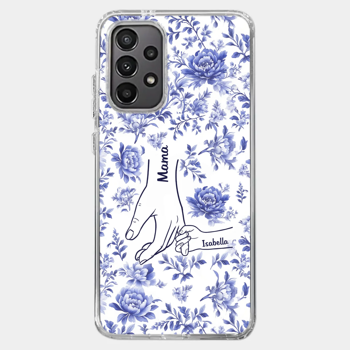 Love Grows In Every Moment - Family Personalized Custom Clear Phone Case - Mother's Day, Gift For Mom, Grandma