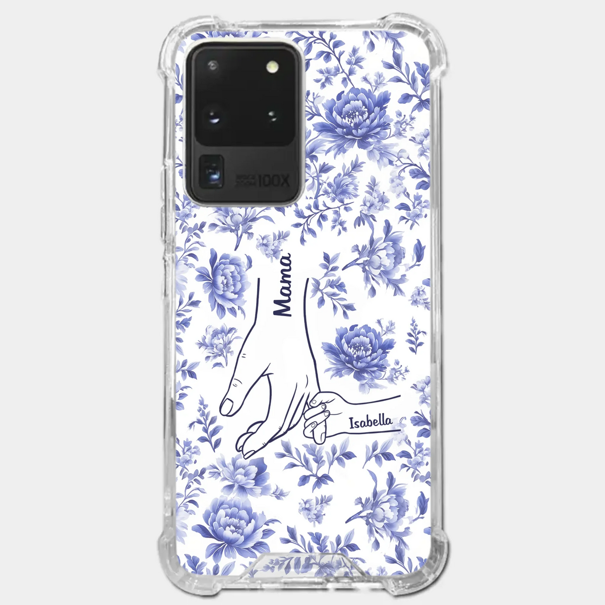 Love Grows In Every Moment - Family Personalized Custom Clear Phone Case - Mother's Day, Gift For Mom, Grandma