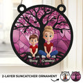 Through Every Stage, You’re Always My Heart - Family Personalized Window Hanging Suncatcher Ornament - Mother's Day, Gift For Mom, Grandma