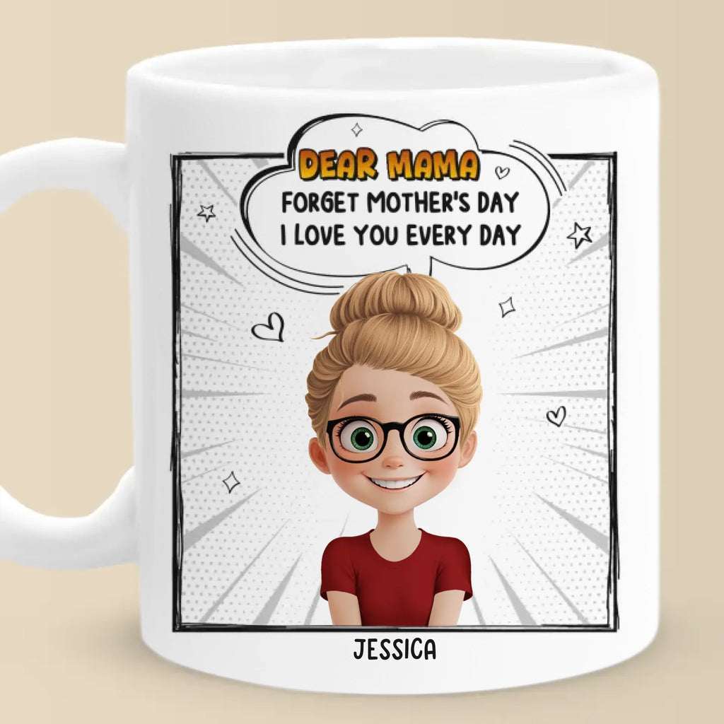 We Love You More Than Brunch And Hugs Combined - Family Personalized Custom Mug - Mother's Day, Gift For Mom, Grandma