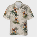 Custom Photo Dog Vibes And Beach Tides - Dog & Cat Personalized Custom Unisex Tropical Hawaiian Aloha Shirt - Summer Vacation Gift, Gift For Pet Owners, Pet Lovers