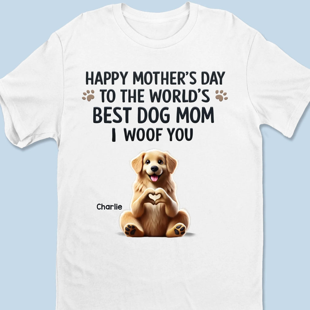 A Dog Mom’s Love Is Unmatched - Dog Personalized Custom Unisex T-shirt, Premium T-shirt, Hoodie - Mother's Day, Gift For Pet Owners, Pet Lovers