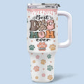 My Kids Have Paws - Dog Personalized Custom 3D Inflated Effect Printed 40 Oz Stainless Steel Tumbler With Handle - Gift For Pet Owners, Pet Lovers