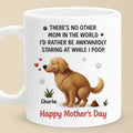 You're Not Just My Hooman, You're My Forever - Dog Personalized Custom Mug - Mother's Day, Gift For Pet Owners, Pet Lovers
