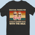 Thanks For Choosing Love And Lactose - Family Personalized Custom Unisex T-shirt, Premium T-shirt, Hoodie - Father's Day, Gift For Dad, Grandpa