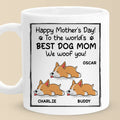 Custom Photo You’re Pawsitively The Best, Mom - Dog & Cat Personalized Custom Mug - Father's Day, Mother's Day, Gift For Pet Owners, Pet Lovers