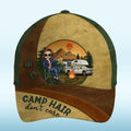 Life Looks Better By The Fire - Camping Personalized Custom Hat, All Over Print Classic Cap - Gift For Camping Lovers