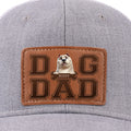 Fur Life, Dad Life - Dog Personalized Custom Leather Patch Hat - Father's Day, Gift For Pet Owners, Pet Lovers