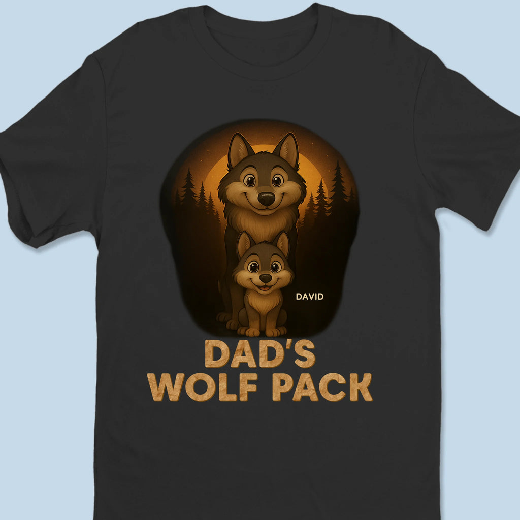 Born To Lead The Pack - Family Personalized Custom Unisex T-shirt, Premium T-shirt, Hoodie - Father's Day, Gift For Dad, Grandpa