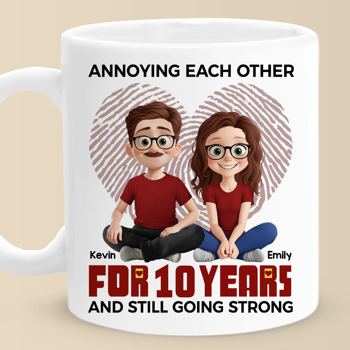 Annoying You Is My Love Language - Couple Personalized Custom Mug - Gift For Husband Wife, Anniversary