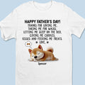 Best Walk Buddy, Best Cuddle Buddy - Dog Personalized Custom Unisex T-shirt, Premium T-shirt, Hoodie - Father's Day, Gift For Dad, Pet Owners, Pet Lovers