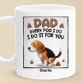 Keeping You Active, One Walk At A Time - Dog Personalized Custom Mug - Father's Day, Gift For Pet Owners, Pet Lovers