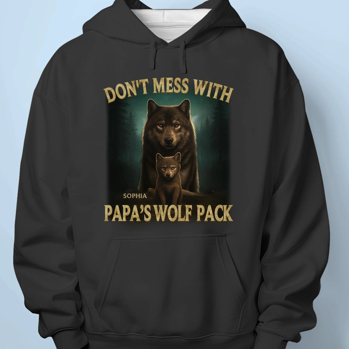 Loyal To The Alpha, Always - Family Personalized Custom Unisex T-shirt, Premium T-shirt, Hoodie - Father's Day, Gift For Dad, Grandpa
