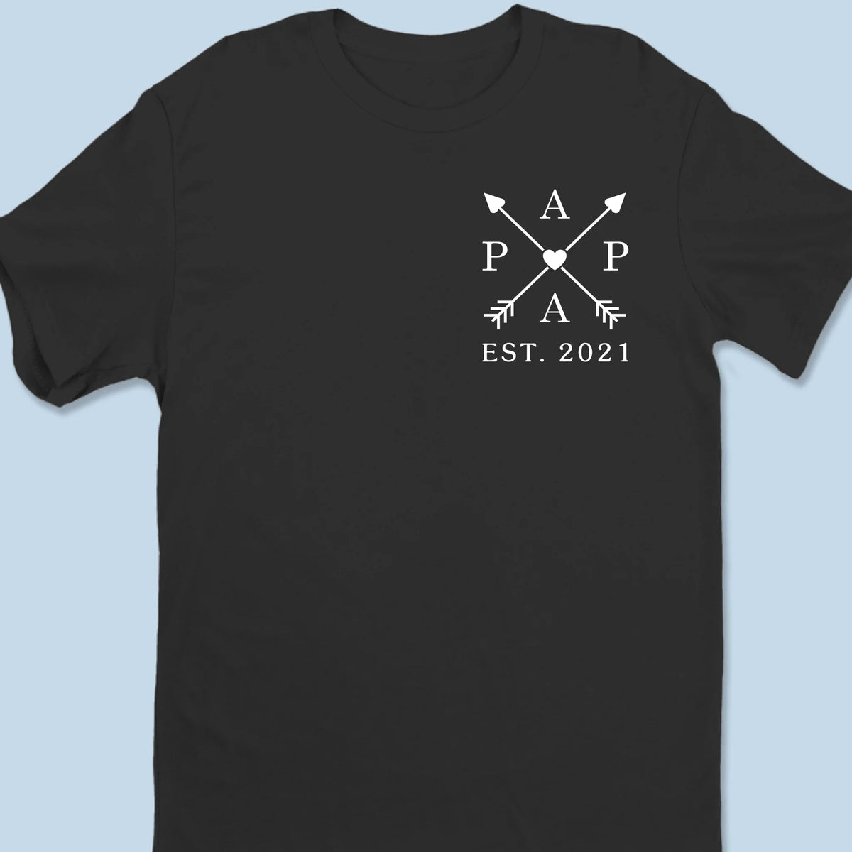 No Matter Where You Go, I'm With You - Family Personalized Custom Unisex T-shirt, Premium T-shirt, Hoodie - Father's Day, Gift For Dad, Grandpa