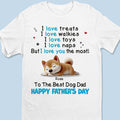 Dad, You're My Favorite Walk Buddy - Dog Personalized Custom Unisex T-shirt, Premium T-shirt, Hoodie - Father's Day, Gift For Dad, Pet Owners, Pet Lovers