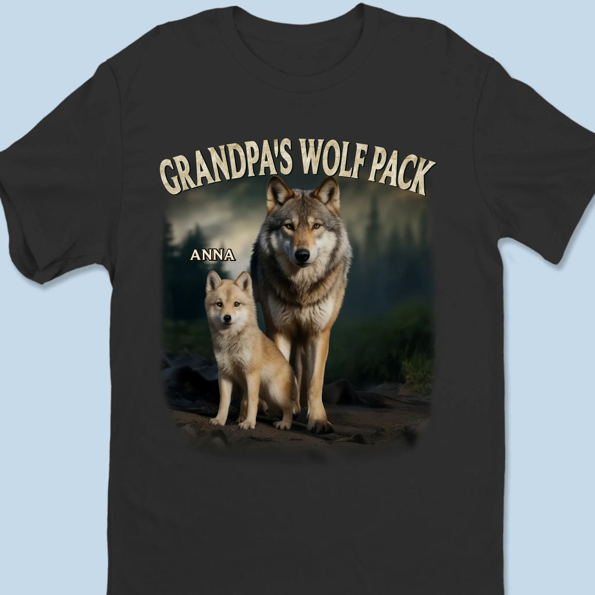 In Grandpa’s Footsteps, We Run Proud - Family Personalized Custom Unisex T-shirt, Premium T-shirt, Hoodie - Father's Day, Gift For Dad, Grandpa