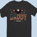 Built Like A Leader, Loved Like A Dad - Family Personalized Custom Unisex T-shirt, Premium T-shirt, Hoodie - Father's Day, Gift For Dad, Grandpa