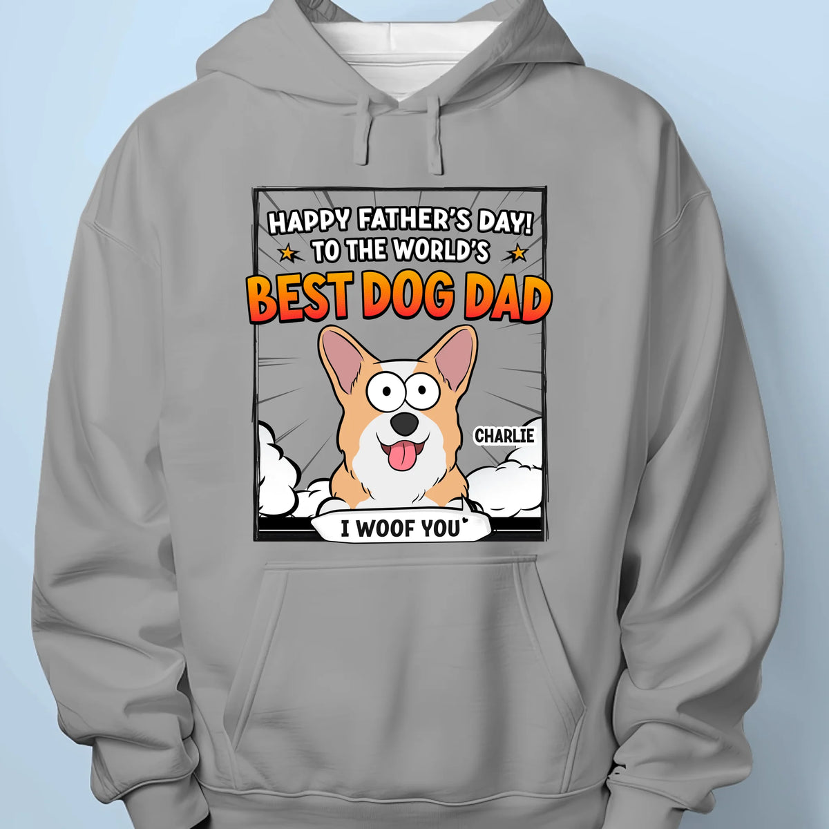 To My Favorite Hooman - Dog Personalized Custom Unisex T-shirt, Premium T-shirt, Hoodie - Father's Day, Gift For Dad, Pet Owners, Pet Lovers
