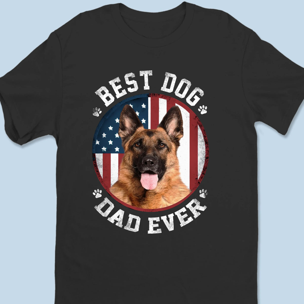 Custom Photo My Heart Beats Dog - Dog & Cat Personalized Custom Unisex T-shirt, Premium T-shirt, Hoodie - Father's Day, Gift For Dad, Pet Owners, Pet Lovers