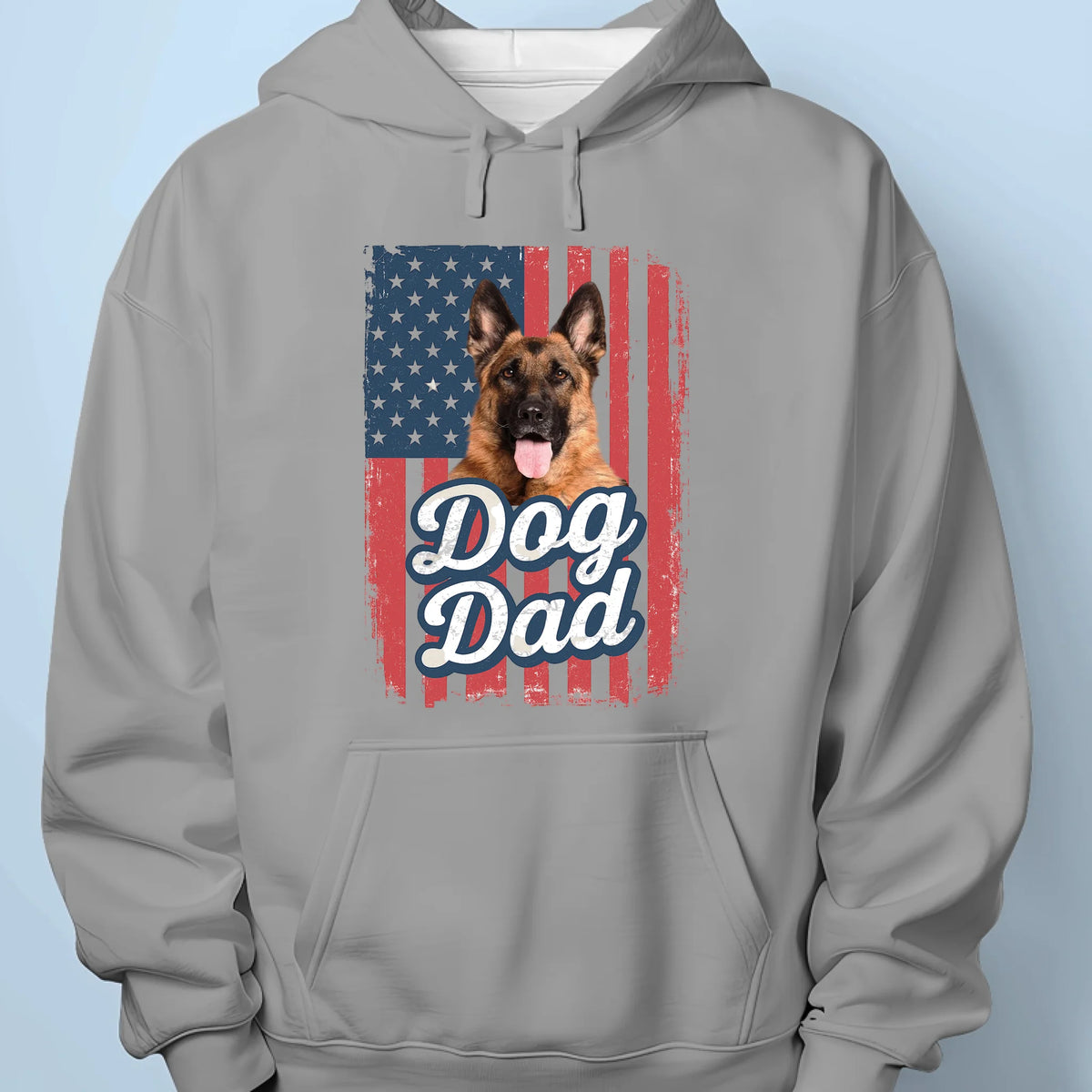 Custom Photo Home Is Wherever My Dog Dad Is - Dog Personalized Custom Unisex T-shirt, Premium T-shirt, Hoodie - Father's Day, Gift For Dad, Pet Owners, Pet Lovers