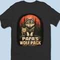 Fierce Love, Strong Pack - Family Personalized Custom Unisex T-shirt, Premium T-shirt, Hoodie - Father's Day, Gift For Dad, Grandpa
