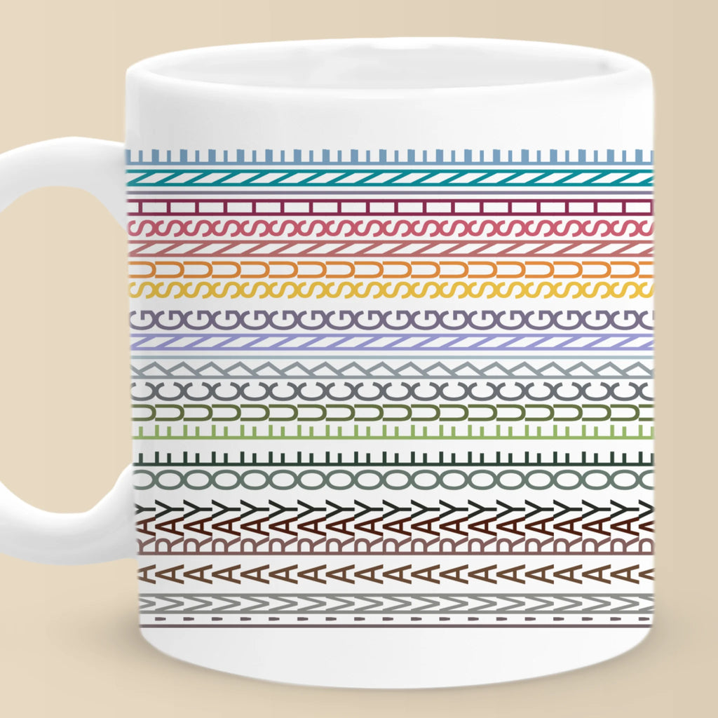 Lines Of Life - Friend Hidden Message Mug - Gift For Best Friends, Sisters, Family Members, Coworkers