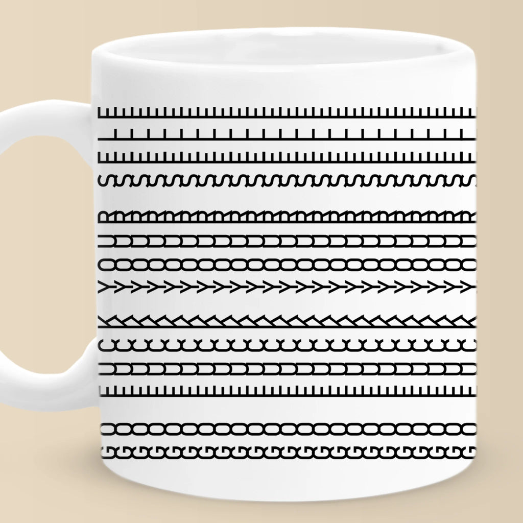 Perfect Lines, Perfect Vibes - Friend Mug - Gift For Best Friends, Sisters, Family Members, Coworkers