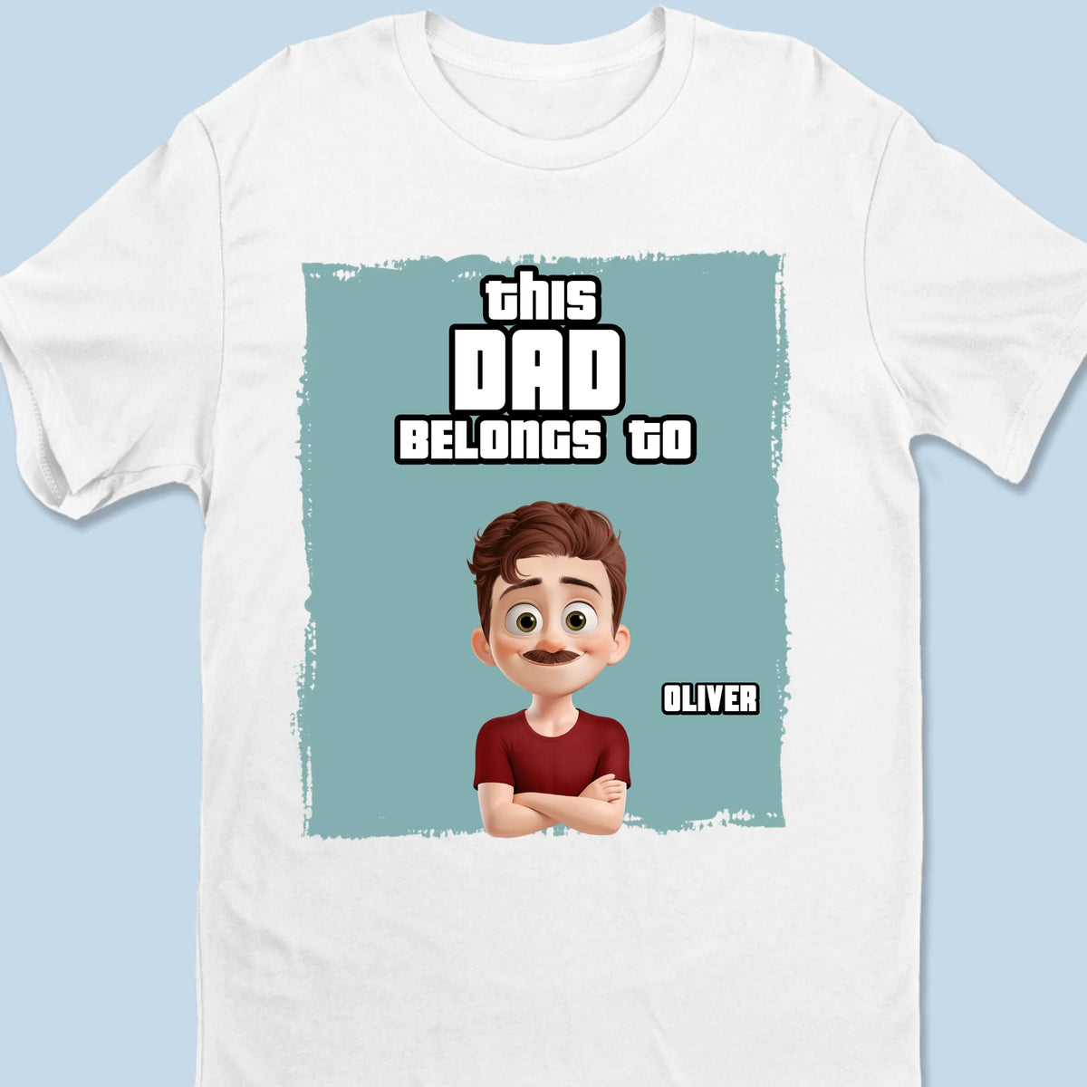 The Reason Papa Smiles - Family Personalized Custom Unisex T-shirt, Premium T-shirt, Hoodie -  Father's Day, Gift For Dad, Grandpa