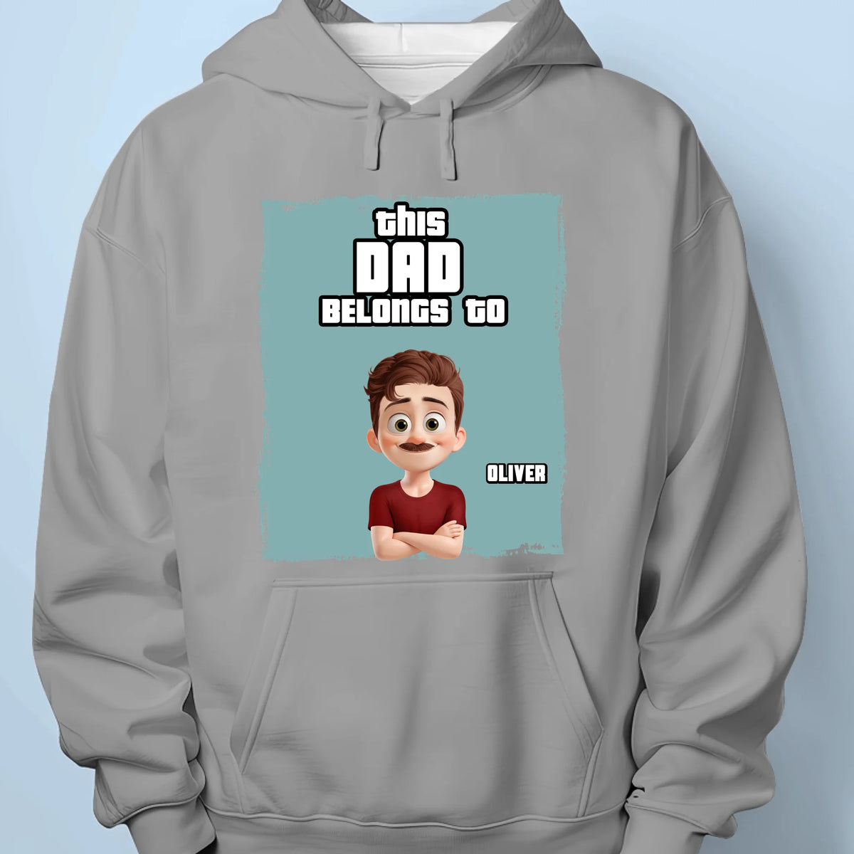 The Reason Papa Smiles - Family Personalized Custom Unisex T-shirt, Premium T-shirt, Hoodie -  Father's Day, Gift For Dad, Grandpa
